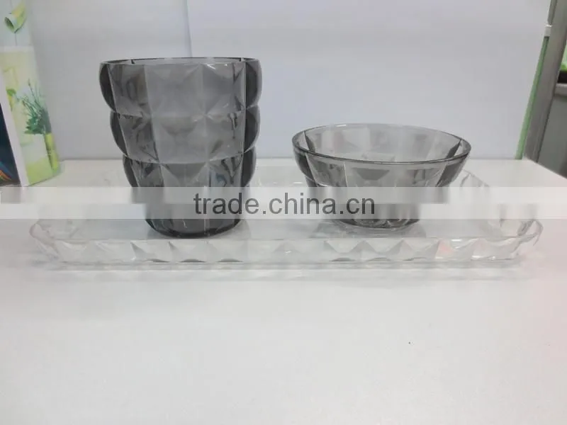 hot sale transparent plastic food graded baby bowl