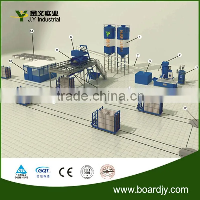 modern construction eps cement sandwich panel production line manufacturer directly