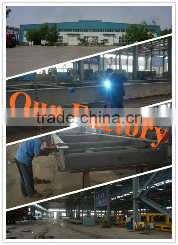 heavy duty 2 axles box body trailer for cargo transport for AngolaCongo