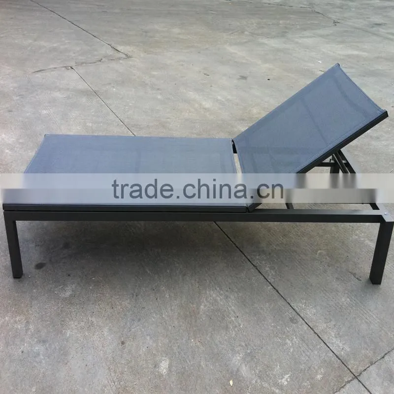 Outdoor Polyurethane Polyethylene Pool Chaise Chair Sun Lounger