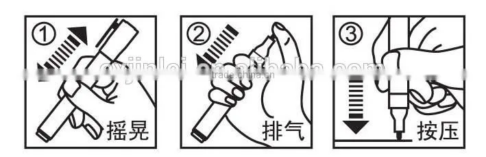 Thick Electronic Marker Pen for Led Fluorescent Plate Marker