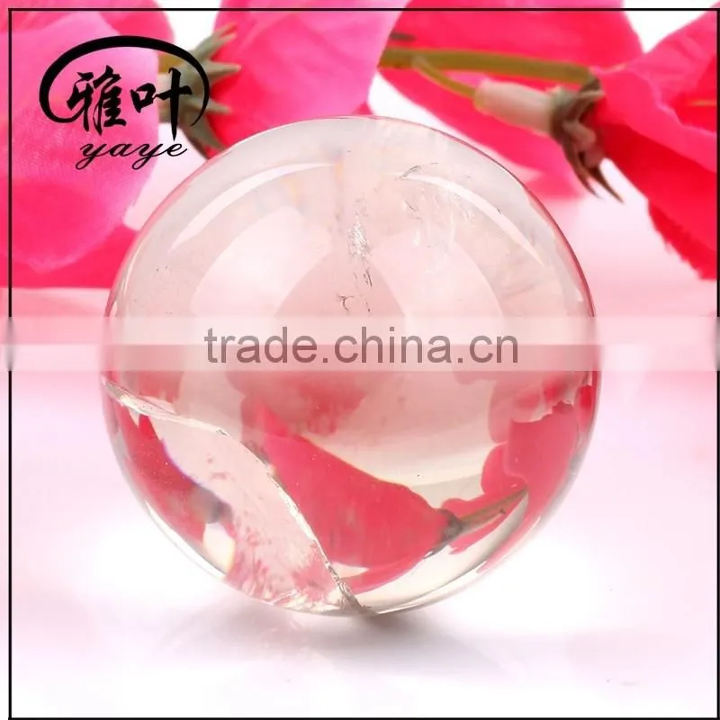 Yellow Glass Balls/Spheres Decorative Colored Glass Balls/Spheres
