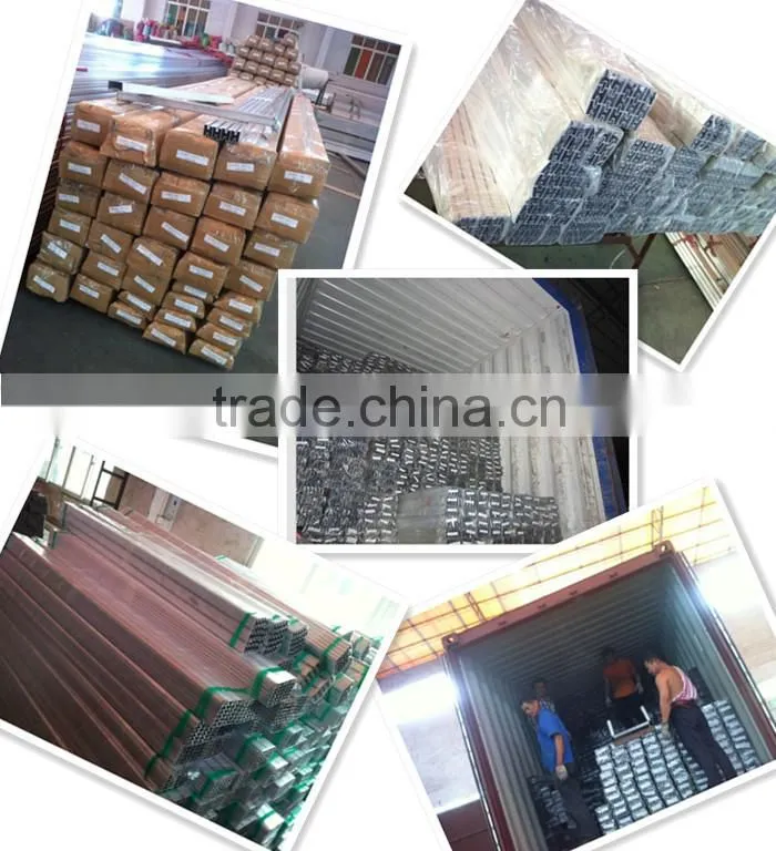 Display showing stand aluminum hanger slatwall insert fitting with MDF board