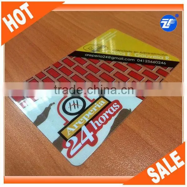 PVC plastic transparent visiting card