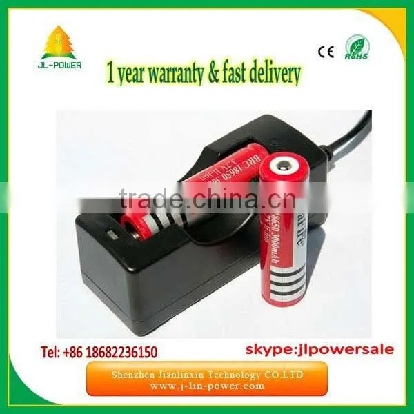 18650 black smart solar Battery Charger (110V~240)