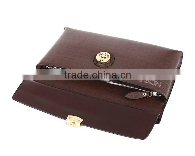 Mens Pure Leather Branded Wallet Luxury Clutch Bag For Men