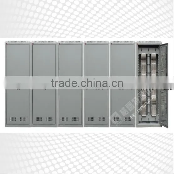 Cold Stainless Steel outdoor optic fiber distribution cabinets(ODF) with Cable Fixed Ground Unit