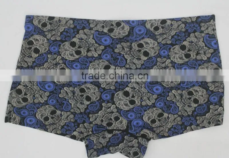 Skull Boyshort Panties Type and OEM Supply Type underwear for Women