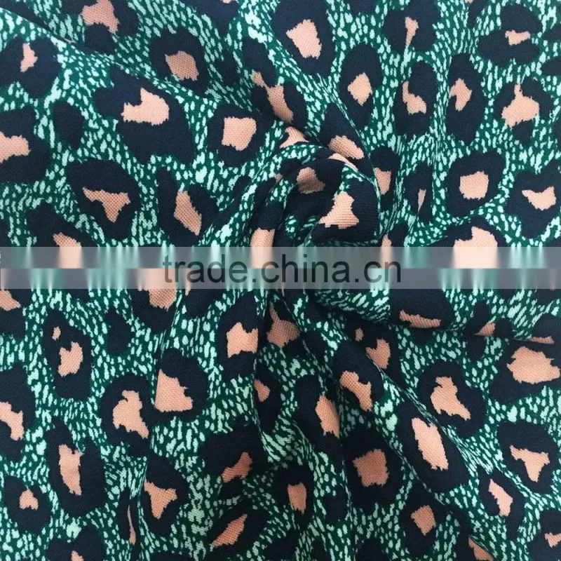 viscose rayon Dobby print fabric