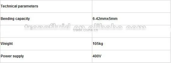 imported components assembly in China small mobile bending machine/pipe bending machine, better bending result than CNC benders