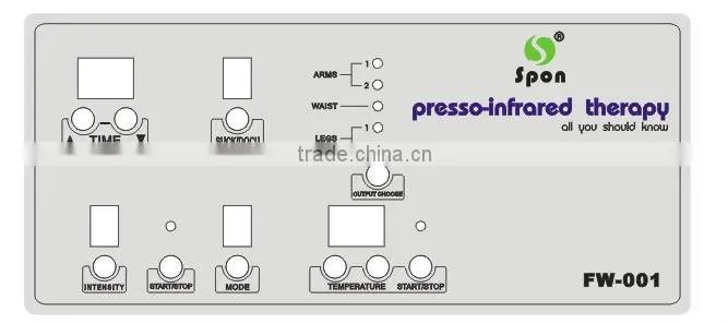 Pressotherapy-infrared slimming machine