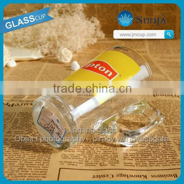 Top quality drinking tea glass glassware emo lipton tea cup