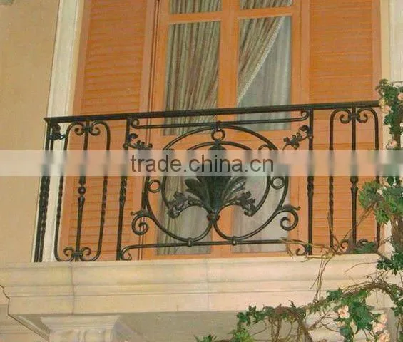 classical wrought iron grill design for balcony