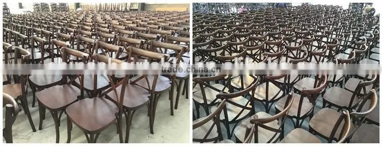 New Design Beech Wood Strong Cross Back Chair