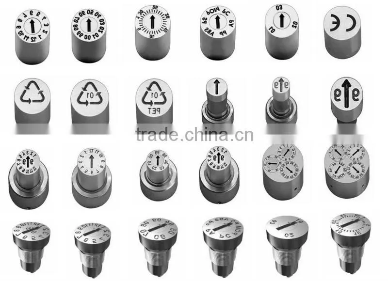 Mold Component Date Marked Pins