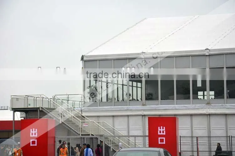 double deck event tent for public food party