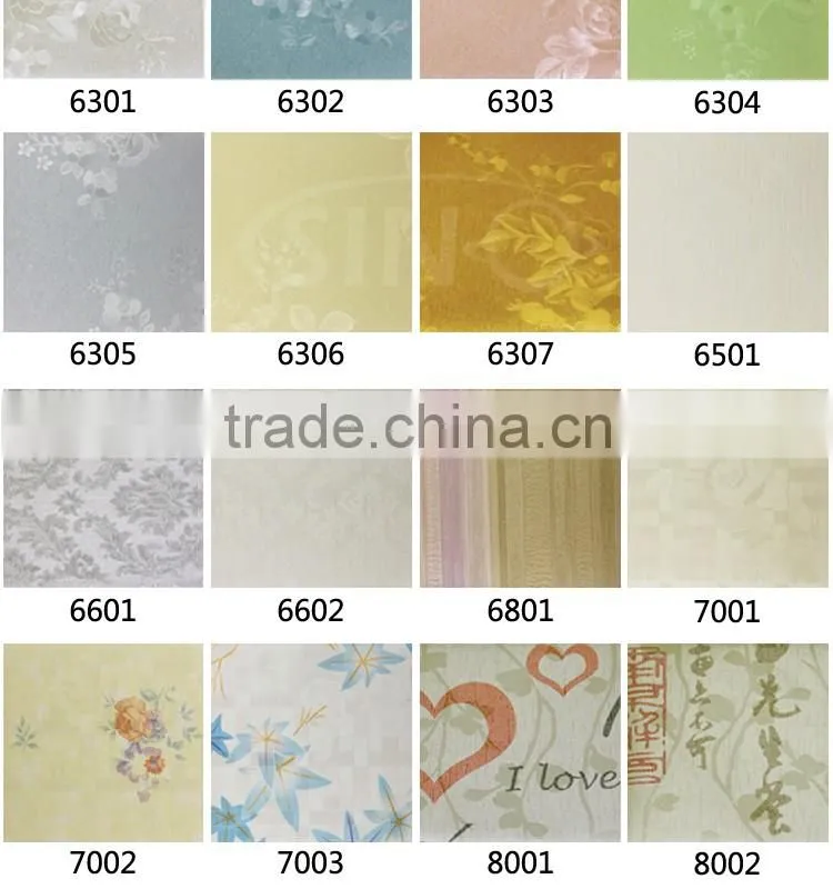 3107 SINO Permanent Home Wall Decoration PVC Wallpaper Adhesive Film