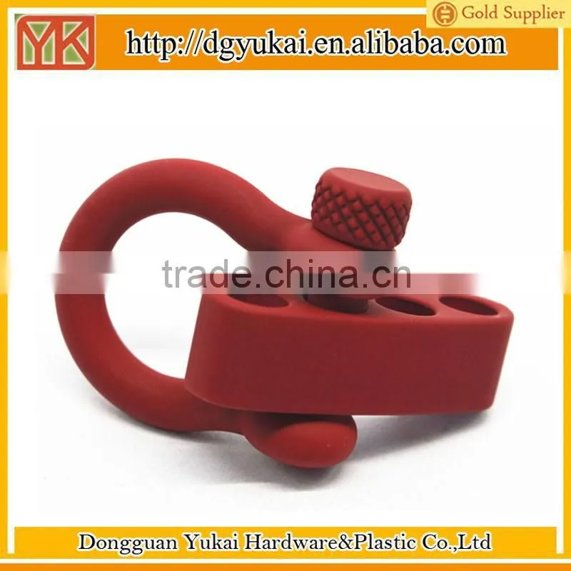 Yukai paracord projects survival gear adjustable 4mm shackles with 3 holes