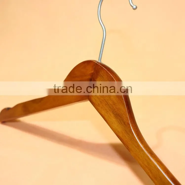 2015 wholesale new design cheap wooden hanger