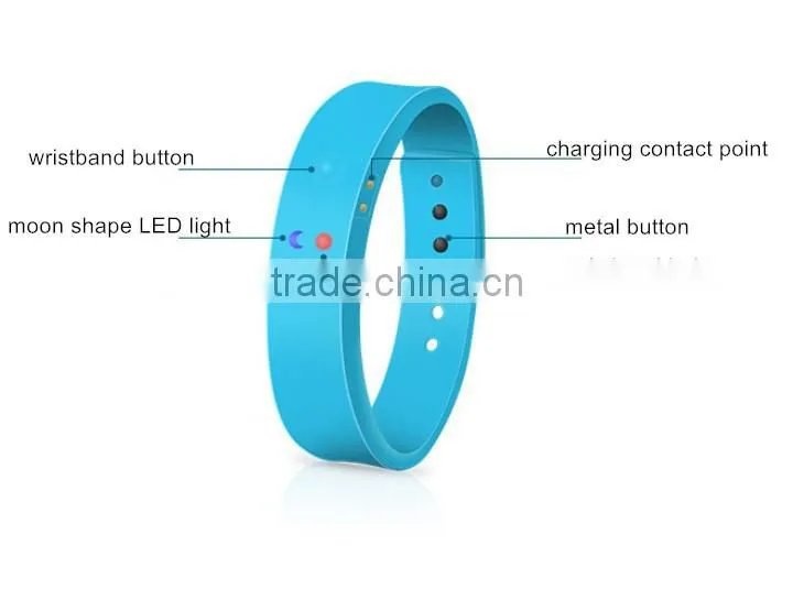 2014 New Fashion Sports Smart Wristband Intelligent Bluetooth Wearable Device With Incoming Call Reminder