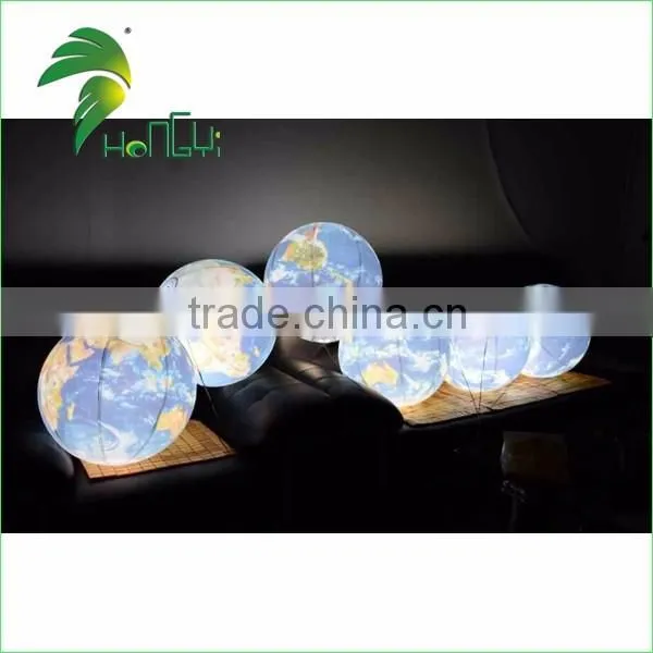 Led Inflatable Ball / Inflatable Lighting Earth for Party Decoration