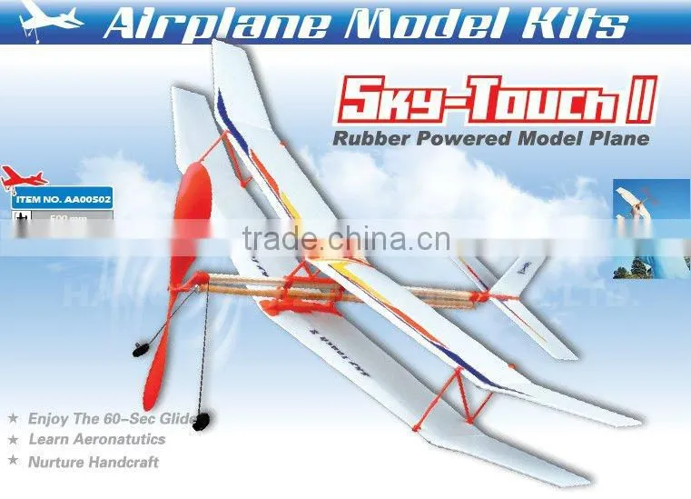 rubber band plane educational toys Flying Toy
