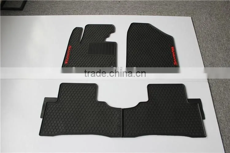 Automotive multi-season protection floor mat liner for Hyundai Santafe