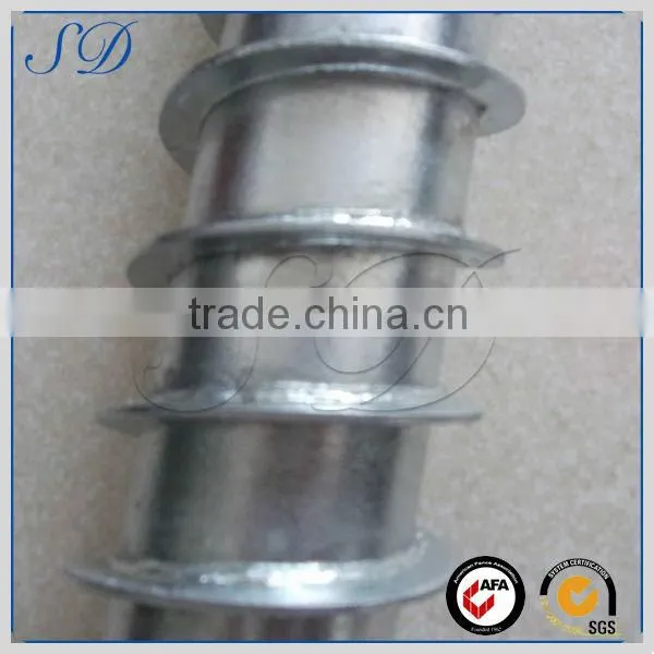 alibaba china solar ground screw with flange plate