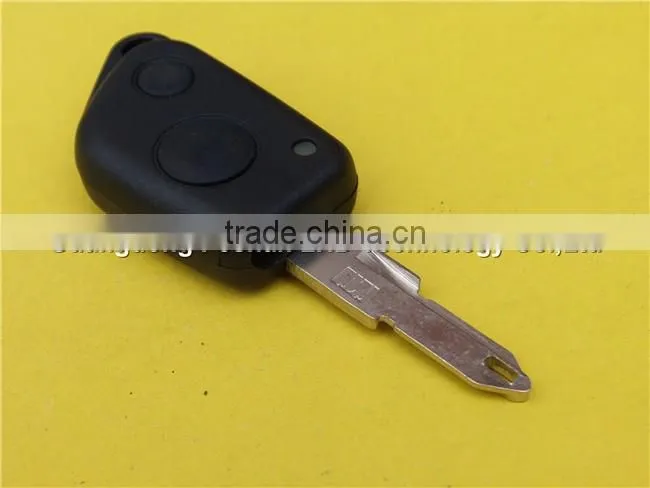 Peugeot 206 key blank for best price no logo 2 buttons wholesale