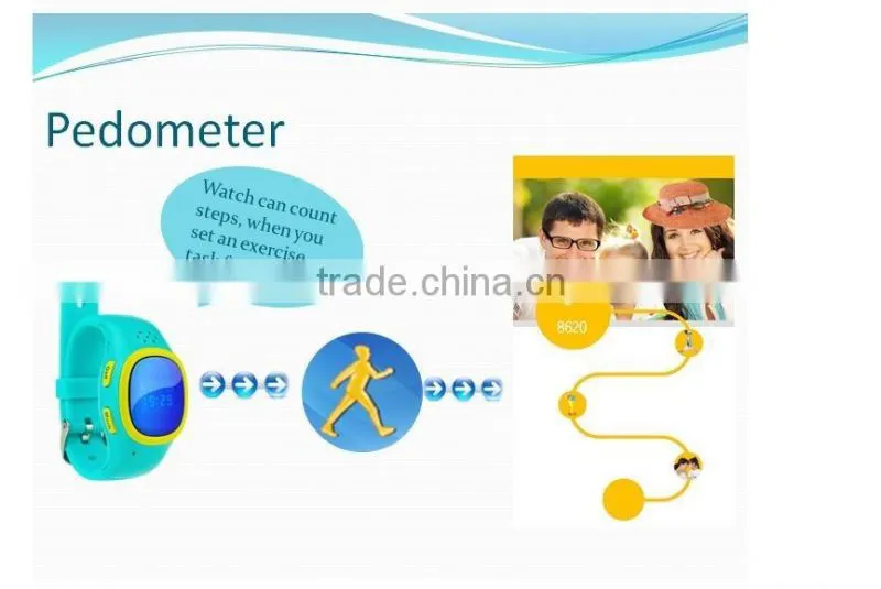 mobile phone GSM quad band GPS tracker watch phone support Real-time tracking, positon, SOS and phone