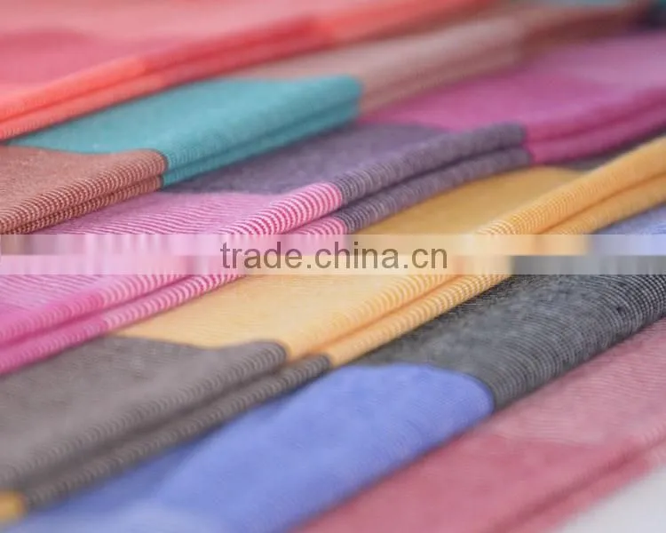 Jiufan Textile 100 knit polyester yarn dyed fabric