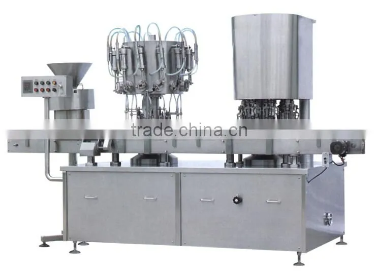 Liquid Filling and Metel Cap Capping Machine