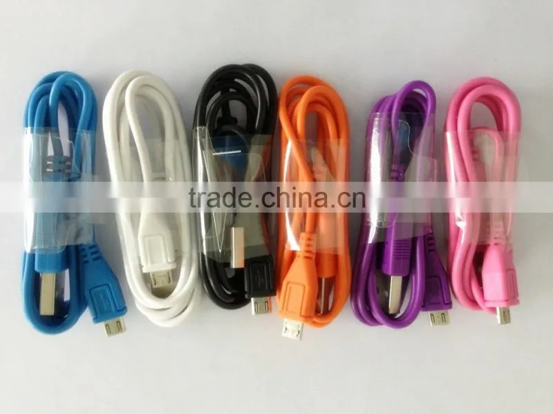 HOT sell micro usb 2.0 data charging cable with CE ROHS approved for cellphone