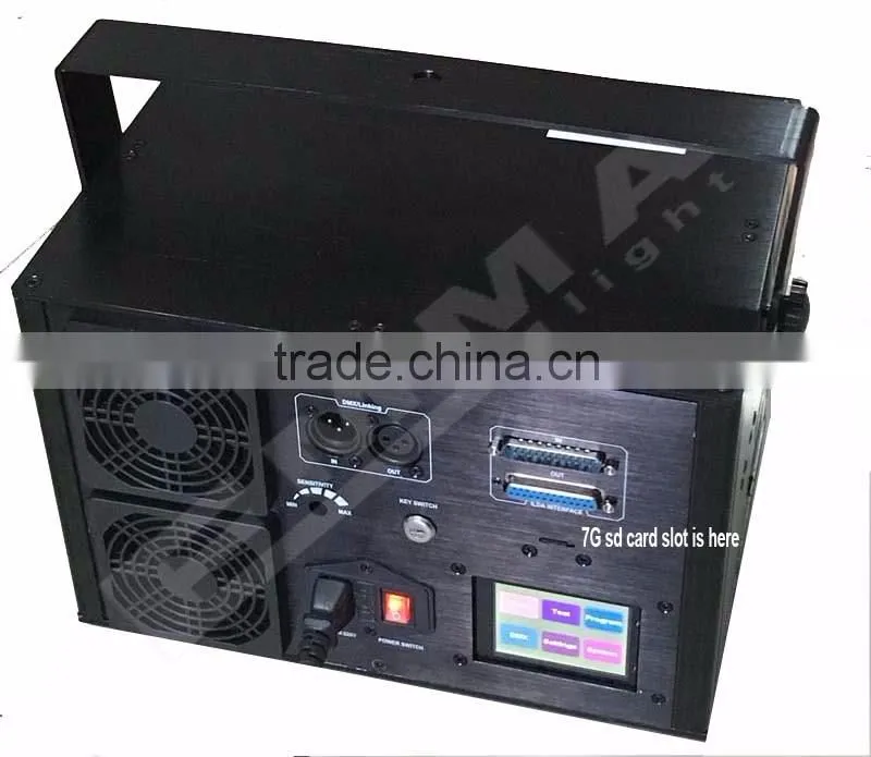 5w rgb full color laser show,text laser light ,programmable laser light