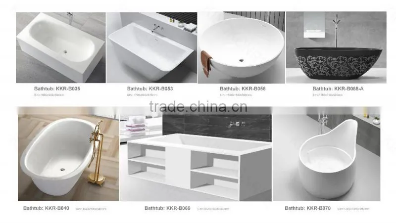 Solid surface bath tub prices , free standing bath tub
