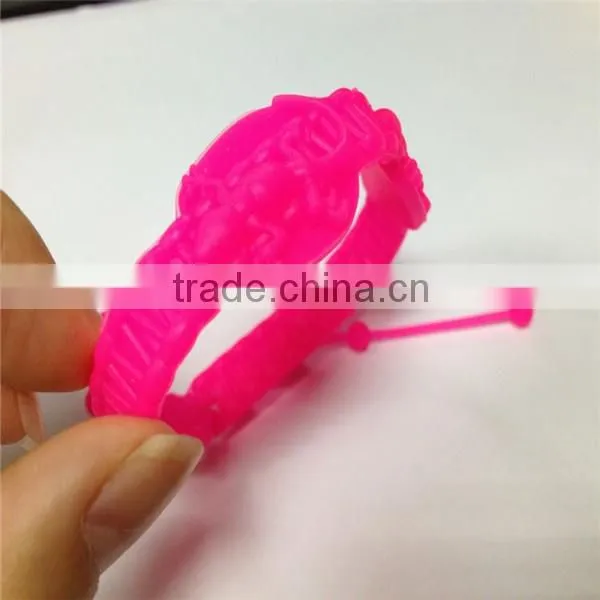 Cool silicone bracelets /beautiful and cute silicone wristbands/cheap gifts