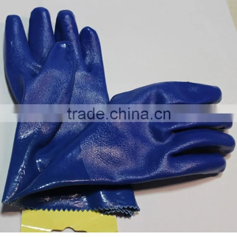 15 inch red pvc household gloves industrial gloves