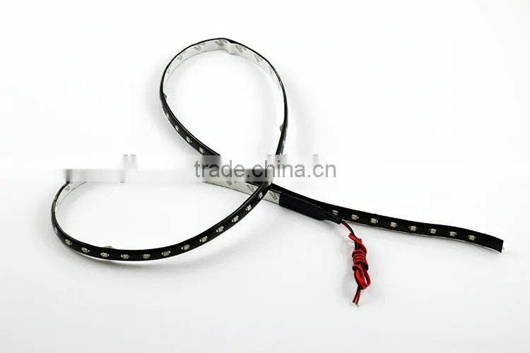 LED 90cm Strip Knight Rider 66 smd Single Green Flashing Led Lights for Cars and Motorcycles