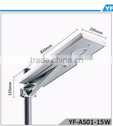 YANGFA Smart sensors solar pv led street light AS01 30W