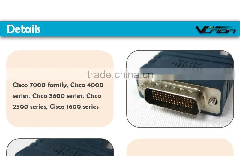 10FT CAB-X21MT Cisco HD60 Male to DB15 Male cable