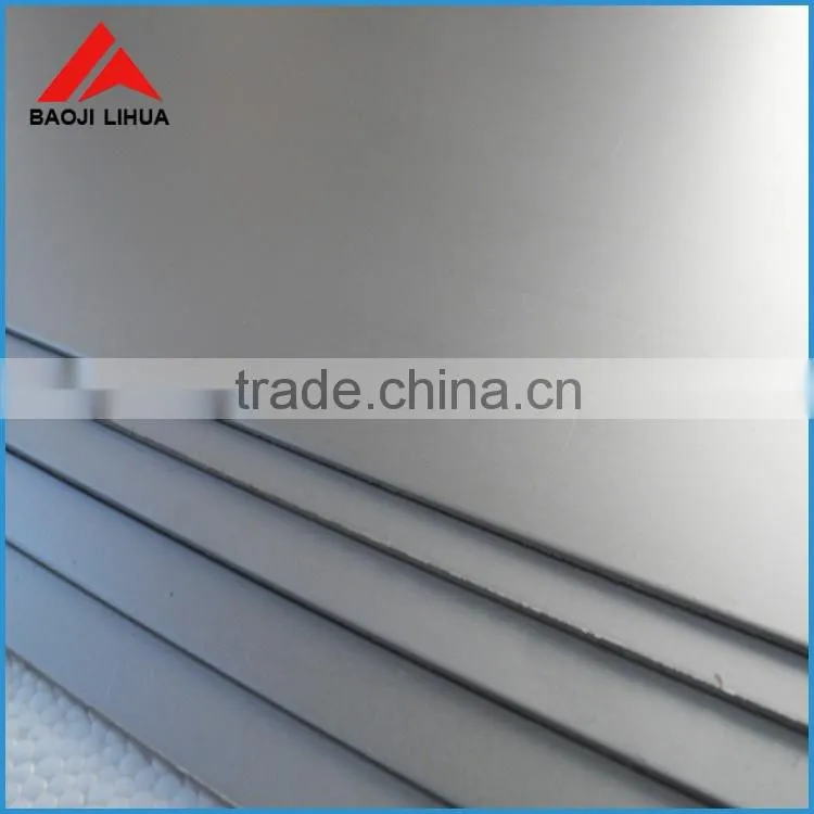 Factory sell Gr5 titanium plate with low price