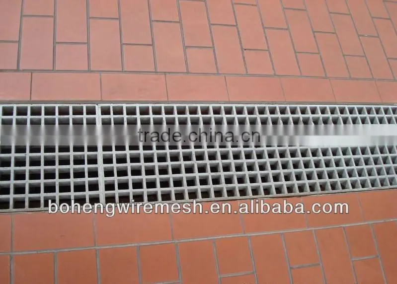 Drainage steel grating cover drainage ditch