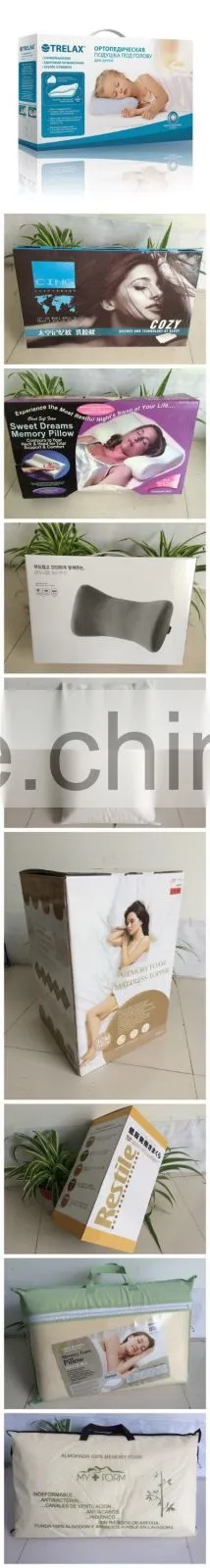 100% polyester memory foam pillow for decorative pillow LS-P-031-B wholesales foam pillow