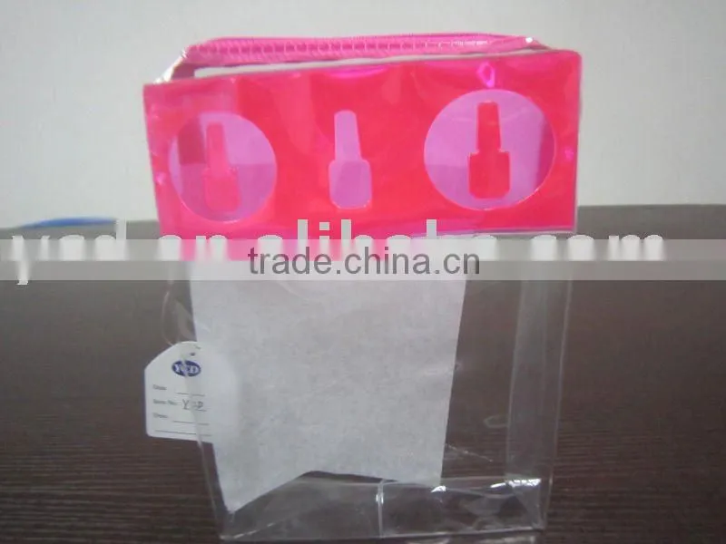 pvc clear waterproof cosmetic bag