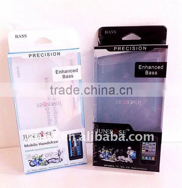 new hair products pvc packaging box