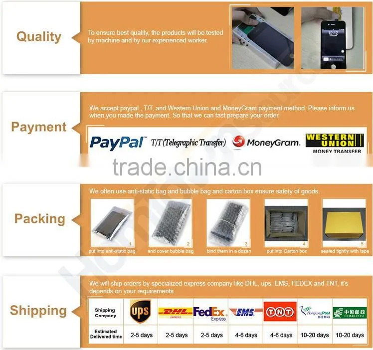 Wholesale new original LCD display for LG Optimus G2 LCD