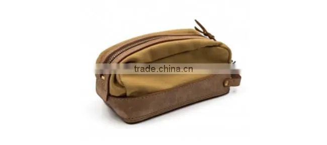 small canvas travel pouch dopp kit