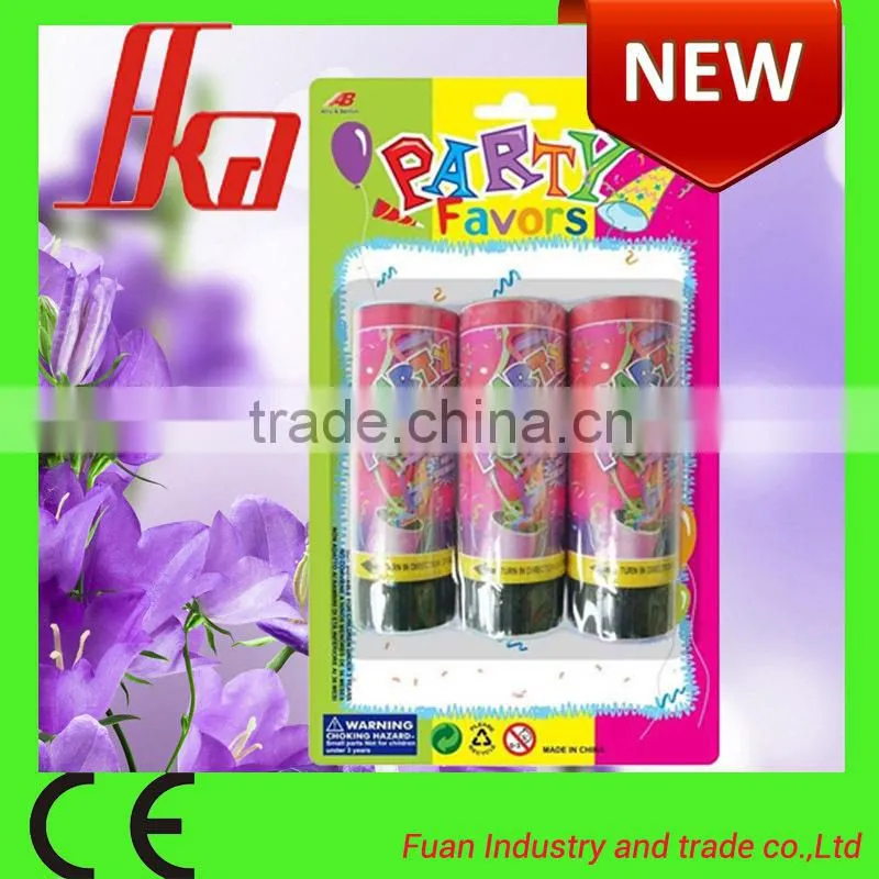 hot selling spring party popper, streamer party cannon, confetti party popper