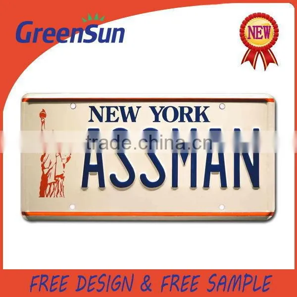 New Promotional Gift unique license plate light motorcycle