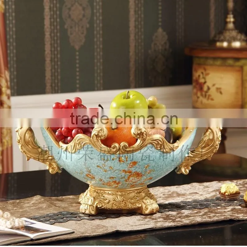Promotional European Style Ceramic Fruit Basket
